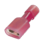 Terminal hembra aislada completa / Baterías con terminal macho F1 / para cables 22-16 AWG / Paquete de 25 piezas