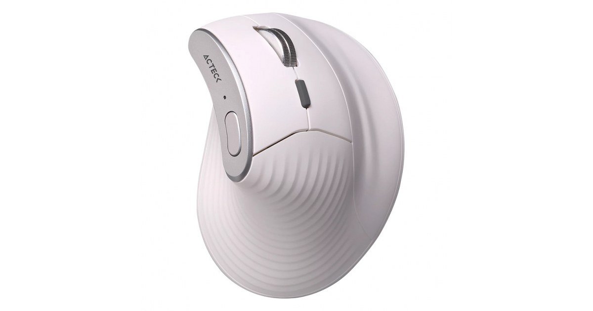 MOUSE ACTECK ERGONOMICO VERTICAL VIRTUOS FITT PRO MI770 2.4 GHZ 2400 DPI USBC COLOR BLANCO AC 936217