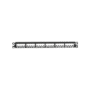 Panel de Parcheo Modular Mini-Com (Sin Conectores), Plano, Totalmente Blindado, de 24 puertos, 1UR