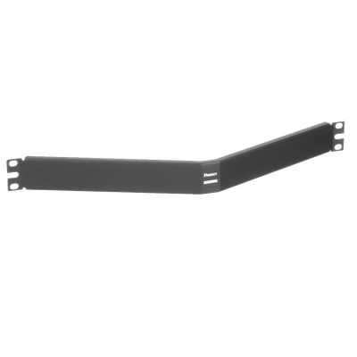 Tapa Ciega Para Rack Estándar de 19in, Angulado, de Acero, 1UR, Color Negro - Image 2