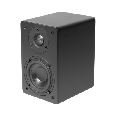 Altavoz de Estantería | Woofer  de 4” | Tweeter de 1 | Acabado negro mate | 40 watts | 8ohms