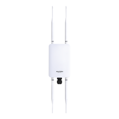 Punto de Acceso Omnidireccional Súper Wi-Fi, Doble Banda en 2.4 y 5 GHz, Hasta 300 m de Cobertura, Hasta 256 Usuarios Concurrentes, Wave 2, MU-MIMO 2×2, Hasta 1267 Mbps, Carcasa IP67