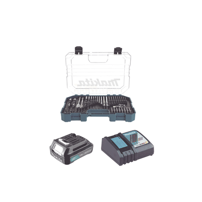 Rotomartillo/Taladro Inalámbrico (1/2") MAKITA DHP485SYX6 de 1,900 RPM, 18Vcc, Incluye 1 Batería BL1815N de 1.5Ah, 1 Cargador Modelo DC18SD y Un Set de 75 Pzas Modelo E-06943 - Image 4