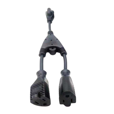 Cable con derivación Vca / 1 Entrada macho Vca / 2 salidas hembra Vca - Image 2