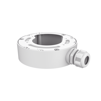 Caja HIKVISION DS-2280ZJ-WA140 de Conexión / Compatible con cámaras Fisheye IP / DS-2CD63C5G1-IVS y DS-2CD6365G1-IVS / Uso en Exterior