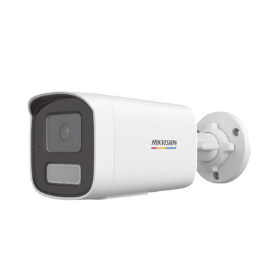 [Dual HIKVISION DS-2CD1T67G2H-LIUF Light + ColorVu] Bala IP 6 Megapixel / Lente 4 mm / 50 mts IR + 50 mts Luz Blanca / Micrófono Integrado / ACUSENSE Lite / Exterior IP67 / WDR 120 dB / PoE / Micro SD