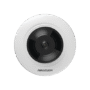 Mini Fisheye IP 5 Megapixel / Panorámica 180° - 360° / Microfono Integrado / 8 mts IR / Uso en Interior / PoE / Múltiples Vistas por iVMS-4200 / Alarmas I/O / Micro SD