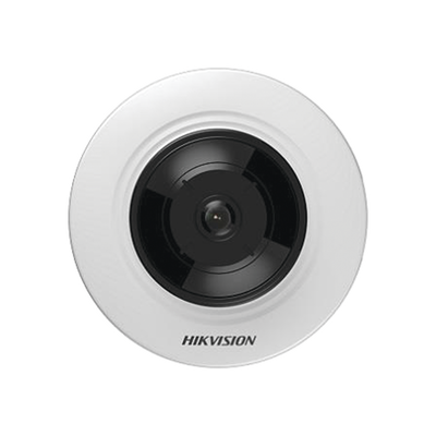 Mini Fisheye IP 5 Megapixel / Panorámica 180° – 360° / Microfono Integrado / 8 mts IR / Uso en Interior / PoE / Múltiples Vistas por iVMS-4200 / Alarmas I/O / Micro SD
