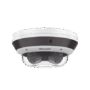 PanoVu Series / Vista Panorámica 360º / 4 Lentes Mot. 2.8 a 12 mm (4 Megapixel por Lente) / 16 Megapixel en Total / WDR 120 dB / DARKFIGHTER / Exterior IP67 / IK10 / PoE+ / 30 mts IR / Micro SD