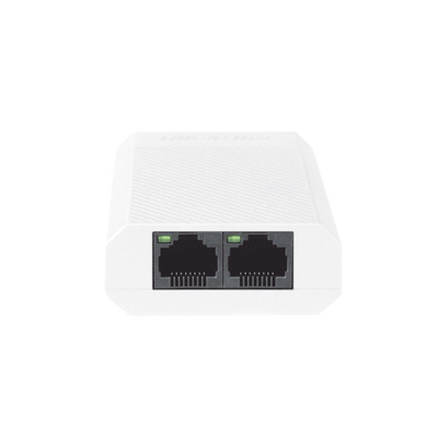 Extensor PoE+ (30 Watts Entrada) / 100 Mbps HIKVISION DS-3E0103DP-E/R con 2 Salidas PoE+ (30 Watts Totales de Salida) / Uso Interior / Podemos Alimentar 2 Cámaras IP