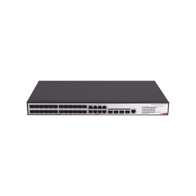 Switch Gigabit / Administrable / 24 Puertos SFP GE / 8 Puertos RJ45 GE / 4 Puertos SFP HIKVISION DS-3E2736-HI-24F8T4X de 10G / Configuración Nube Hik-PartnerPro / Soporta IGMP