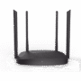 Router Inalámbrico WISP Gigabit / Hasta 1200 Mbps / Doble Banda AC (2.4 GHz y 5 GHz) / 3 Puertos LAN 10/100/1000 Mbps + 1 Puerto WAN 10/100/1000 Mbps /  4 Antenas Externas Omnidireccional de 5 dBi / Interior