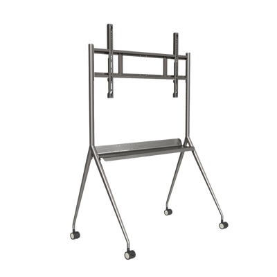 Montaje de Piso Móvil para Pantallas de 86″ y 98″ / Compatible con VESA / Incluye Soporte para Pantalla