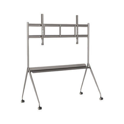Montaje de Piso Móvil para Pantallas de 75 y 86″ / Compatible con VESA / Incluye Soporte para Pantalla