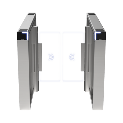 Torniquete Swing PREMIUM / Iluminación LED / 12,000,000 Ciclos MCBF / Incluye Lectores de Tarjeta y Panel de Acceso / 14 Pares de IR / Carril de 90 cms / Compatible con Reconocimiento Facial / Incluye Izquierdo y Derecho - Image 2