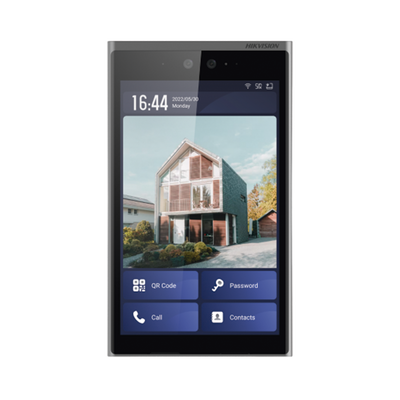 Frente de Calle IP 2 Megapixel (1080p) / Multiapartamento / Pantalla 10.1″ Touch Screen / Reconocimiento Facial / Android / IP65 / IK07 / Soporta Modulo de Botones y Huella (por Separado)