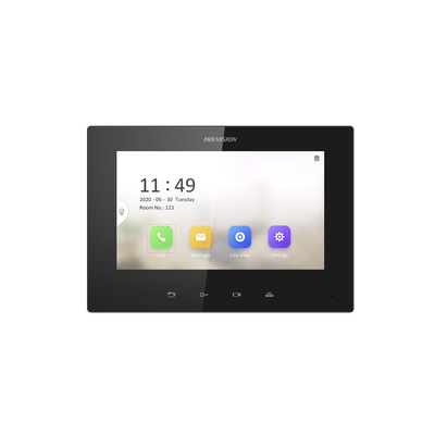 Monitor IP Lite TOUCH 7″ para Videoportero IP / Vídeo en Vivo / PoE Estándar / Apertura Remota / Llamada Entre Monitores / Audio de dos vías