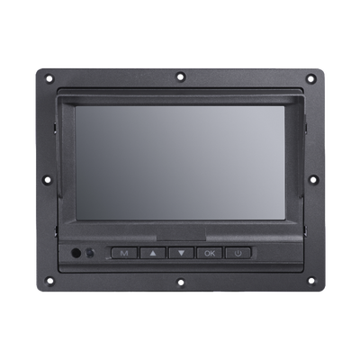 Monitor y Botones de 7″ LCD / Compatible con DVR Móvil HIKVISION / Conector Tipo Aviación