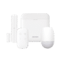 (AX PRO) KIT de Alarma AX PRO / Incluye: 1 Hub con bateria de respaldo / 1 Sensor PIR / 1 Contacto Magnético / 1 Control Remoto / WiFi / Compatible con Hik-Connect P2P