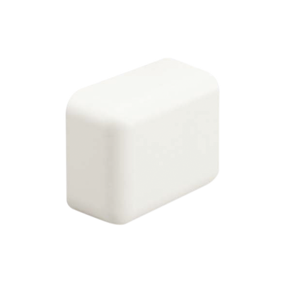 Tapa Final, PANDUIT ECF5IW-E para uso con canaleta LD5, material ABS, Color Blanco Mate