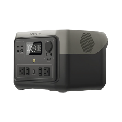 EcoFlow River 2 Max | Estación EFR610 de Energía Portátil 512Wh Litio LFP / 4 AC 500 W (Max. 1000W) / 1 USB-C 100W / 3 USB -A 12W / Cargador de Coche 8A a 12 o 24V / Conectividad WiFi y Bluetooth (App) / Carga Solar 220W Max. - Image 4