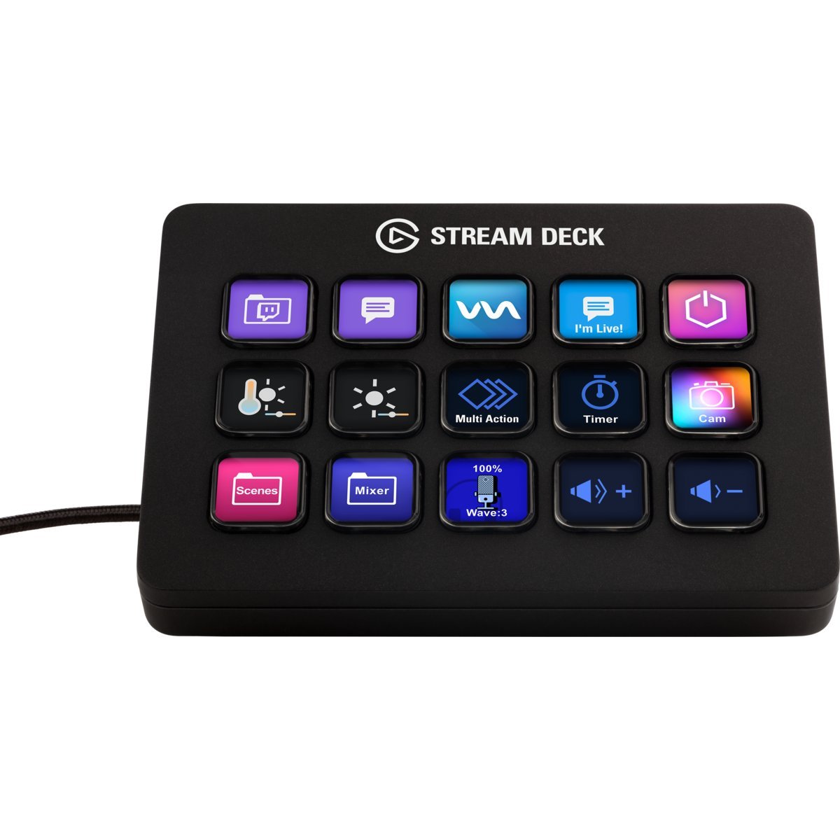 TECLADO ELGATO STREAM DECK MK.2 STREAM CONTROL CON 15 TECLAS 10GBA9901