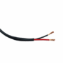 Bobina de 152 Metros / 18AWG 2 Conductores / Cable Profesional de ALTA FIDELIDAD 100% Cobre / Exterior / Direct Burial / Color Negro / Para Aplicaciones de Audio, Control de Acceso y Automatización