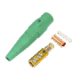 Conector camlock | 400 AMPERES | MACHO | color verde