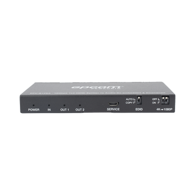 Splitter HDMI 1x2 | 4K@60Hz | Extractor EPCOM PROAUDIO EPC-B12SA de Audio | Down Scaler | HDR 4:4:4 | EDID | 18Gbps - Image 7
