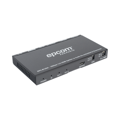 Splitter HDMI 1x2 | 4K@60Hz | Extractor EPCOM PROAUDIO EPC-B12SA de Audio | Down Scaler | HDR 4:4:4 | EDID | 18Gbps - Image 8