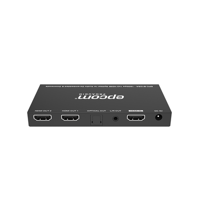 Splitter HDMI 1x2 | 4K@60Hz | Extractor EPCOM PROAUDIO EPC-B12SA de Audio | Down Scaler | HDR 4:4:4 | EDID | 18Gbps - Image 3