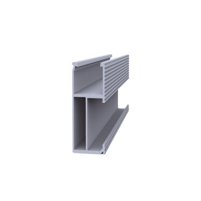 Riel 5 SYSCOM EPLSR52700 para montaje de módulos fotovoltaicos de aluminio anodizado de 2700mm.