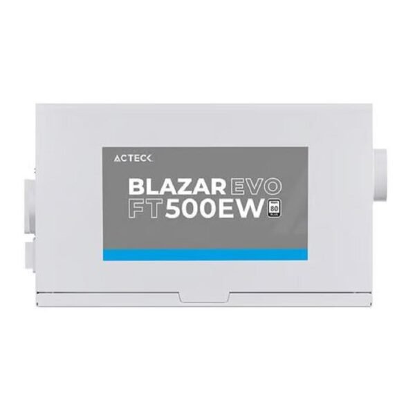 FUENTE DE PODER ACTECK ATX BLAZAR EVO FT500EW 500W 1XATX 20 4 1XATX12V 1XMOLEX BLANCO ES 05001EW