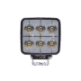 Luz de trabajo de 6 LED, 12-24 Vcc, 2800 lumenes