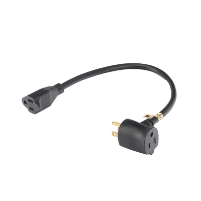 Extensión Eléctrica para Uso Rudo para Uso en “T” / Conexión NEMA 5-15 / 30 cm / 1800 W