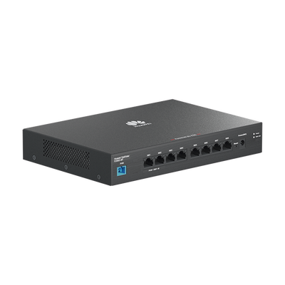 HUAWEI MiniFTTO – ONU Switch Gigabit PoE / 8 puertos 10/100/1000Mbps PoE + 1  PON (SC/UPC)/ Downstream 2.488 Gbps / Upstream 1.244 Gbps / modo puente / 120 W/ Administración Nube