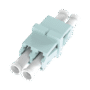 Módulo Acoplador LC Duplex, Para Fibra Multimodo, Color Aqua