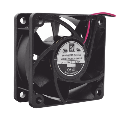 Ventilador Anticondensante Axial Cuadrado, 60x60x25 mm, 24 Vcc, 4500 RPM, 2.9 W, 0.12 A, Flujo TXPRO FAN-602524 de Aire de 25.0 CFM, Unión Sellada. - Image 2