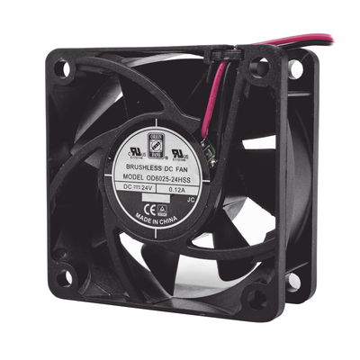 Ventilador Anticondensante Axial Cuadrado, 60x60x25 mm, 24 Vcc, 4500 RPM, 2.9 W, 0.12 A, Flujo TXPRO FAN-602524 de Aire de 25.0 CFM, Unión Sellada. - Image 3
