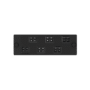 Placa Acopladora de Fibra Optica FAP, Con 6 Conectores LC Duplex (12 Fibras), Para Fibra Multimodo OM3/OM4, Color Negro