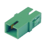 Módulo Acoplador SC/APC Simplex, Para Fibra Monomodo, Color Verde