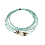 Jumper de Fibra Óptica Multimodo 50/125 OM3 XGLO, SC-SC Duplex, OFNR, Color Aqua, 5 Metros