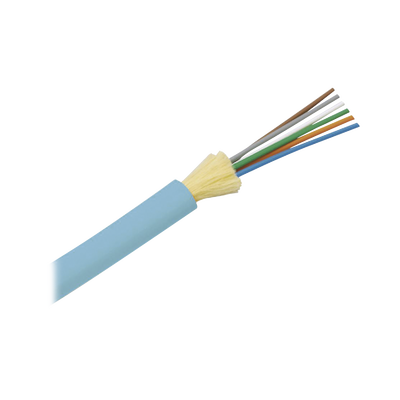 Cable PANDUIT FODRZ12Y de Fibra Óptica de 12 hilos, Multimodo OM4 50/125 Optimizada, Interior, Tight Buffer 900um, No Conductiva (Dieléctrica), OFNR (Riser), Precio Por Metro