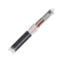 Cable de Fibra Óptica 12 hilos, OSP (Planta Externa), No Armada (Dieléctrica), MDPE (Polietileno de Media densidad), Multimodo OM4 50/125 Optimizada, Precio Por Metro