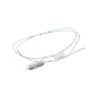 Pigtail de Fibra Óptica SC Simplex, Multimodo OM3 XGLO 50/125, OFNR, Color Aqua, 1 Metro