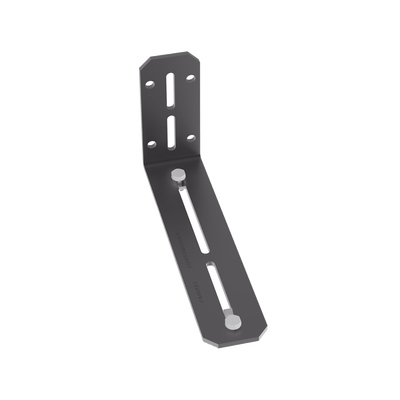 Soporte en L PANDUIT FR6LB de Montaje a Pared, o Parte Frontal o Posterior de Gabinetes, para Canaletas FiberRunner 4X4 o 6×4, Color Negro