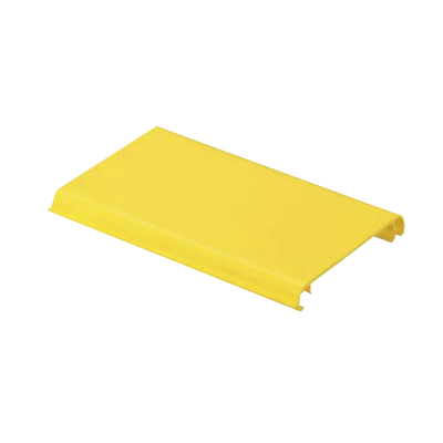 Tapa PANDUIT FRHC4YL2 Con Bisagra a Presión Para Canaleta FiberRunner™ FR4X4YL2, de PVC Rígido, Color Amarillo, 2 m de Largo