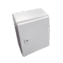 Gabinete de Acero, Nema 4 -IP 66 de 40 x 50 x 20 cm con Platina y certificado UL.