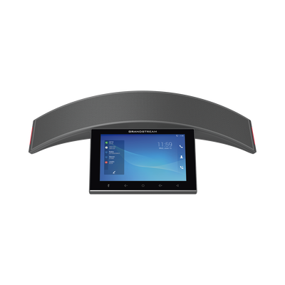 Teléfono – Audioconferencias IP Android 10, 12 líneas SIP con 12 cuentas, pantalla táctil  8″, puertos Gigabit, Wi-Fi, Bluetooth, PoE, codec Opus, IPV4/IPV6 con gestión en la nube GDMS