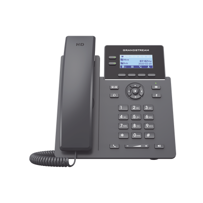 Teléfono IP Grado Operador, 2 líneas SIP con 4 cuentas, PoE, codec Opus, IPV4/IPV6 con gestión en la nube GDMS - Image 2